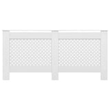 Cache-radiateurs 2 pcs Blanc 172x19x81,5 cm MDF