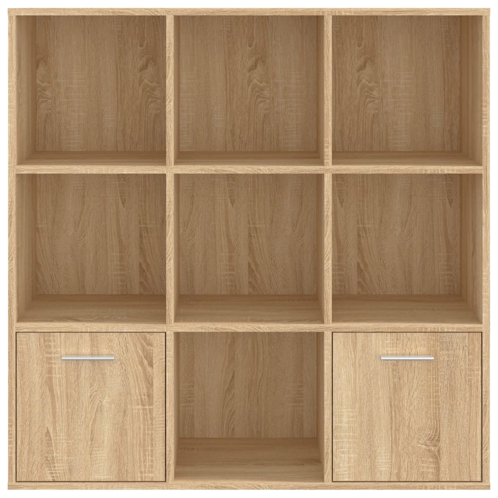 Bibliothèque Chêne sonoma 98x30x98 cm Bois d’ingénierie