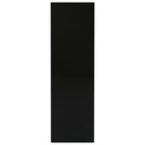 Bibliothèque noir 98x29x97,5 cm bois d'ingénierie