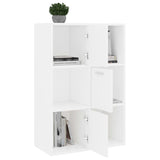 Armoire de rangement Blanc 60x29,5x90 cm Bois d'ingénierie