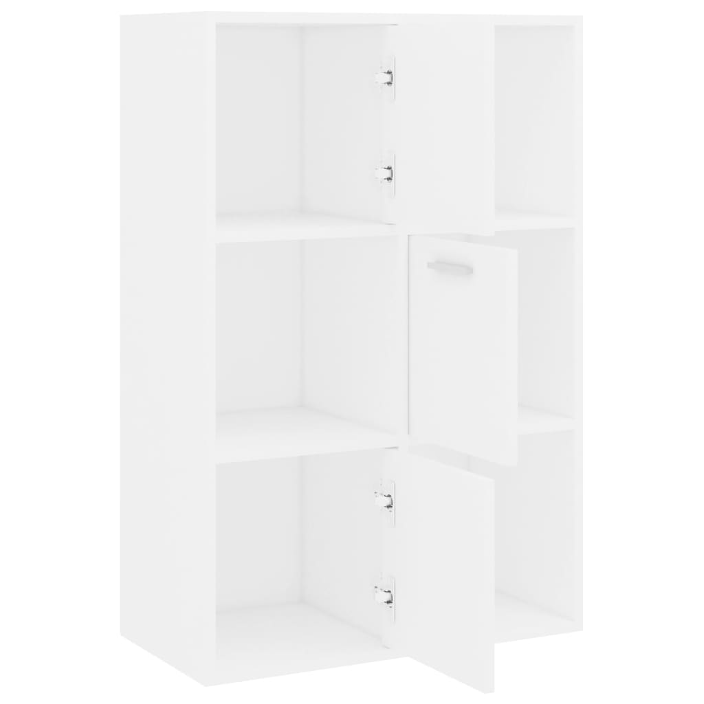 Armoire de rangement Blanc 60x29,5x90 cm Bois d'ingénierie