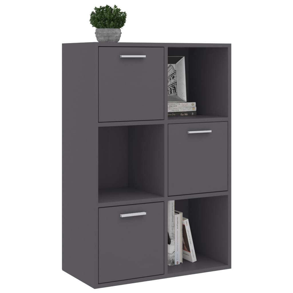 Armoire de rangement Gris 60x29,5x90 cm Bois d'ingénierie