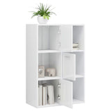 Armoire de rangement Blanc brillant Bois d’ingénierie