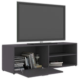 Meuble TV Gris 120x34x37 cm Bois d’ingénierie