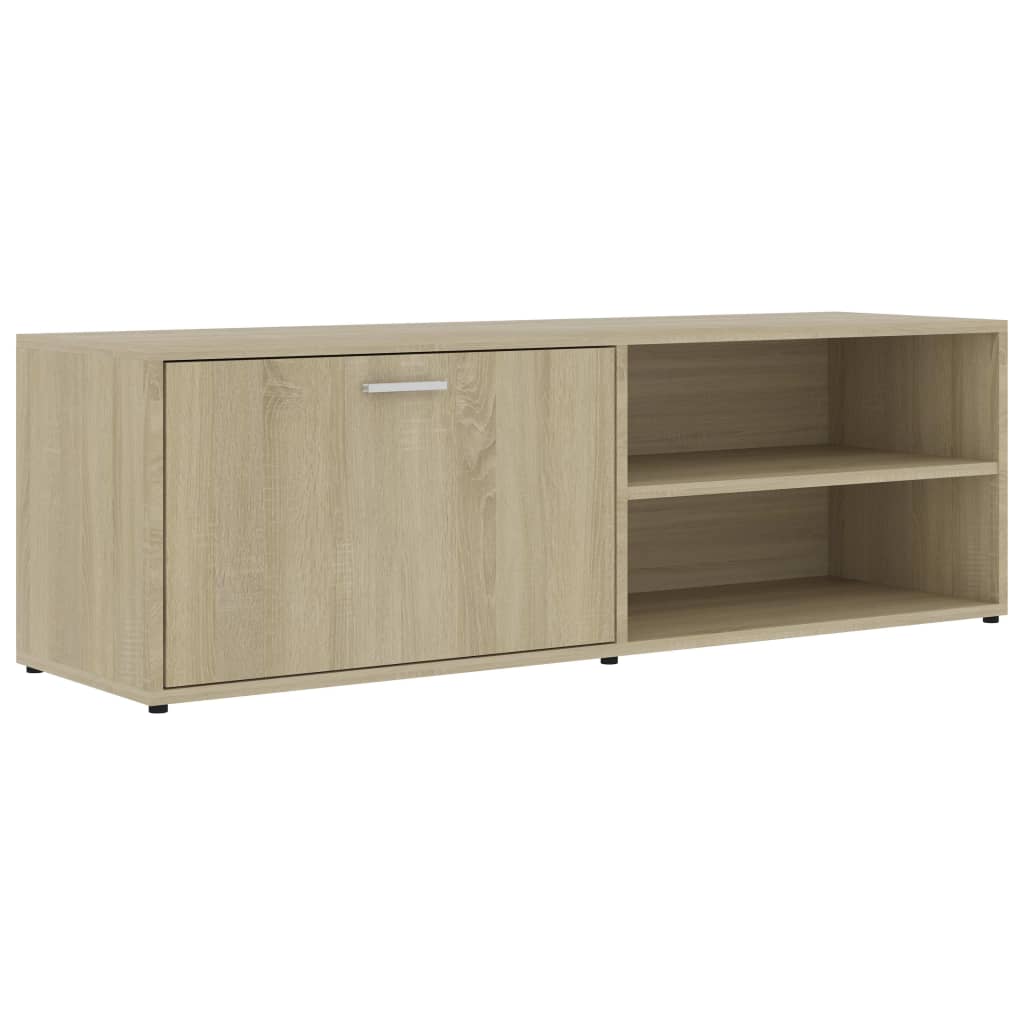 Meuble TV Chêne sonoma 120x34x37 cm Bois d’ingénierie