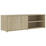 Meuble TV Chêne sonoma 120x34x37 cm Bois d’ingénierie