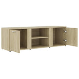 Meuble TV Chêne sonoma 120x34x37 cm Bois d’ingénierie