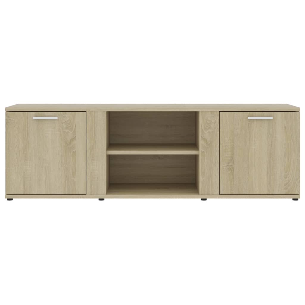 Meuble TV Chêne sonoma 120x34x37 cm Bois d’ingénierie