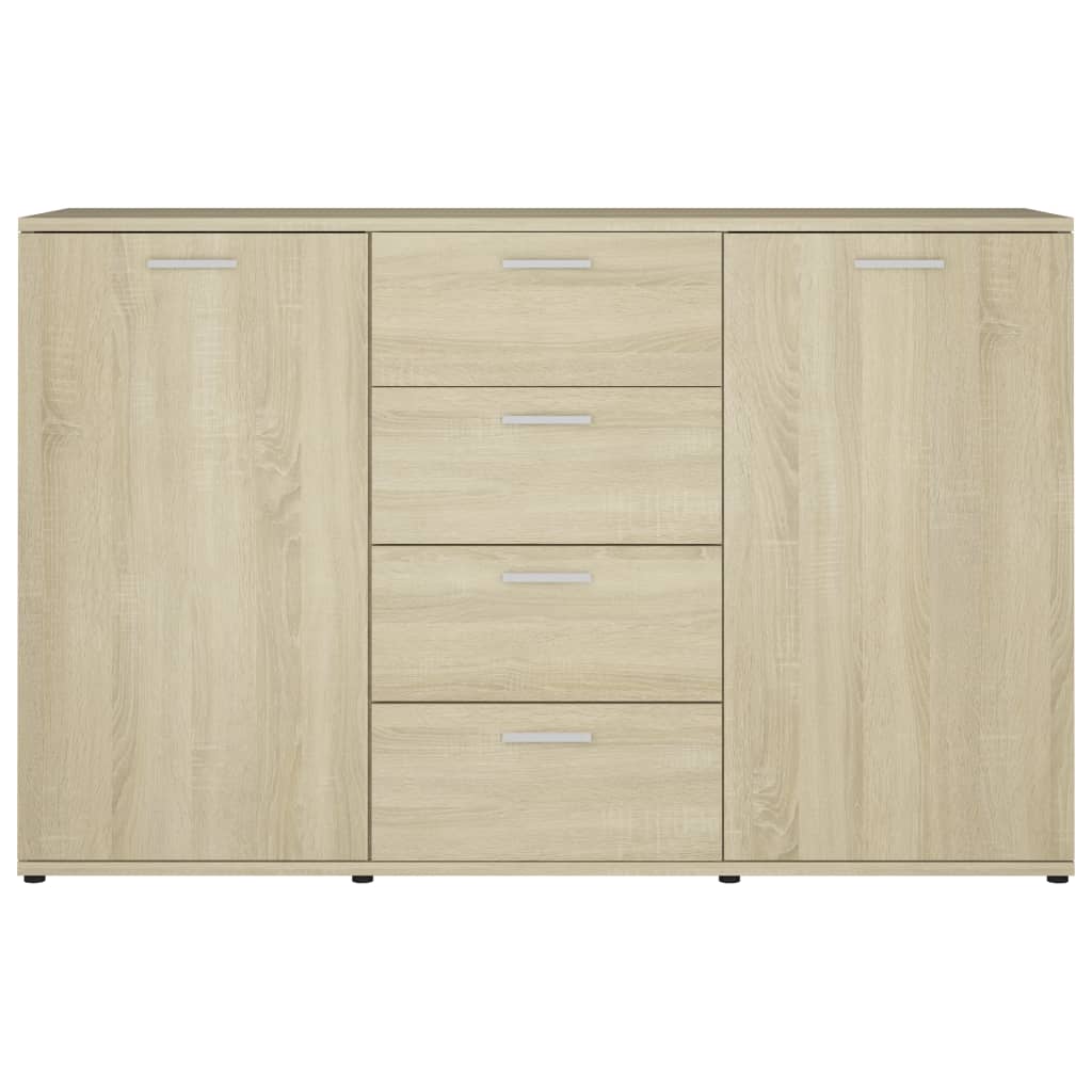 Sideboard Sonoma oak 120x35.5x75 cm Engineered wood