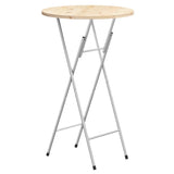 Pieds de table de bar pliables Argenté 45x53x108 cm