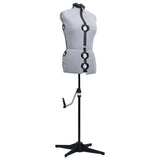 Adjustable Female Dress Form Mannequin Grey M Size 40-46