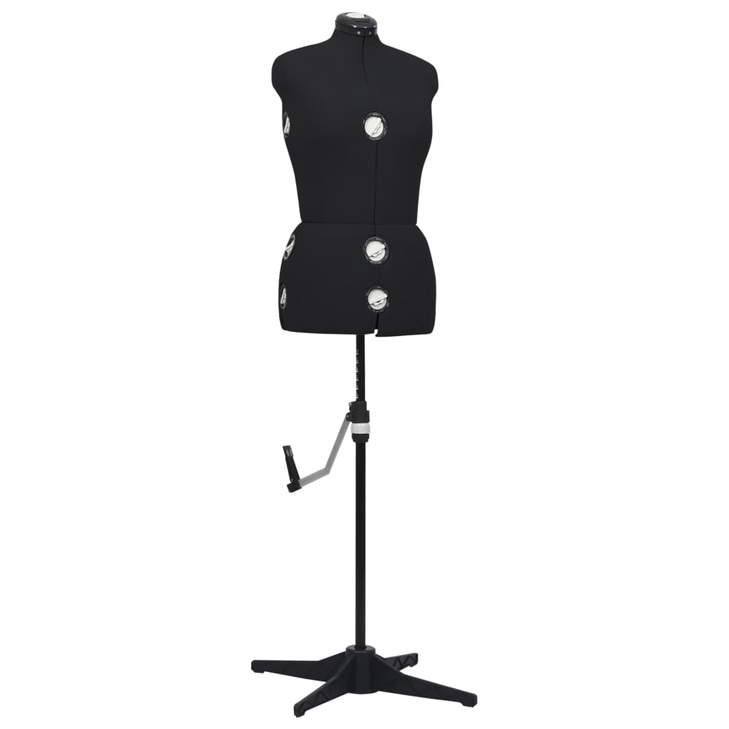 Mannequin de robe ajustable pour femme Noir M Taille 40-46