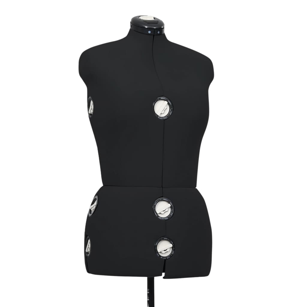 Mannequin de robe ajustable pour femme Noir M Taille 40-46