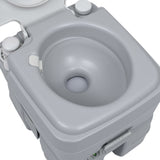 Portable Camping Toilet Grey 20+10 L