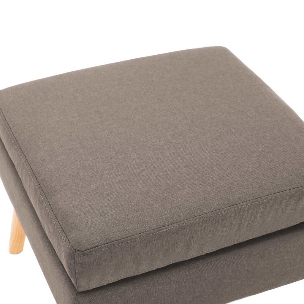 Repose-pied Taupe Tissu