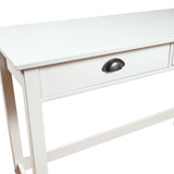 Table console Hill avec 2 tiroirs 110x45x74 cm Bois pin massif