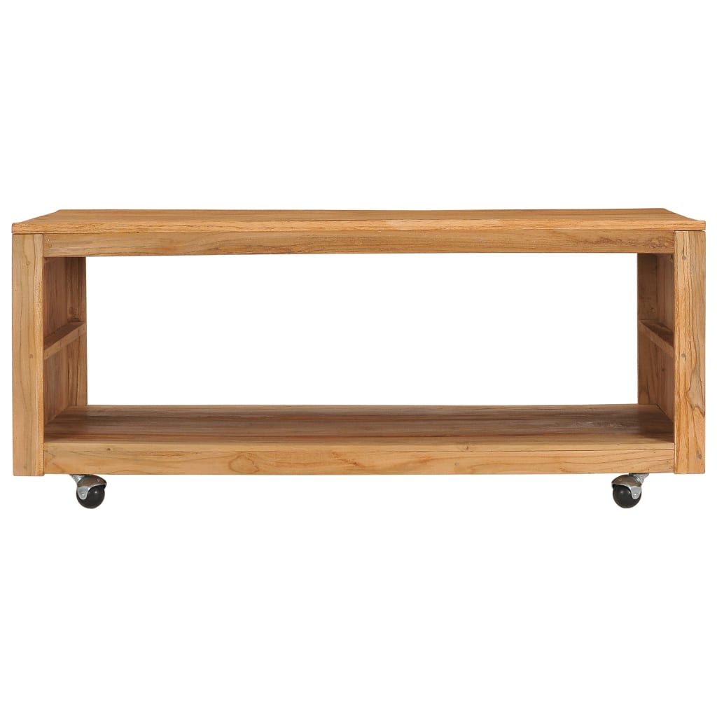 Table basse 110x60x40 cm bois de teck massif