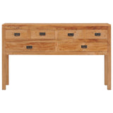 Buffet 125x30x75 cm bois de teck massif