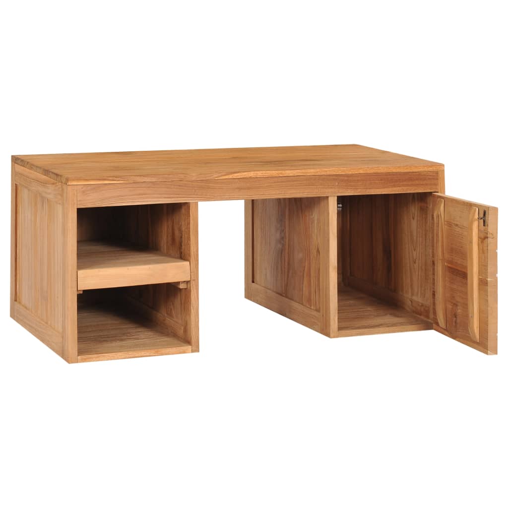 Table basse 90x50x40 cm bois de teck massif