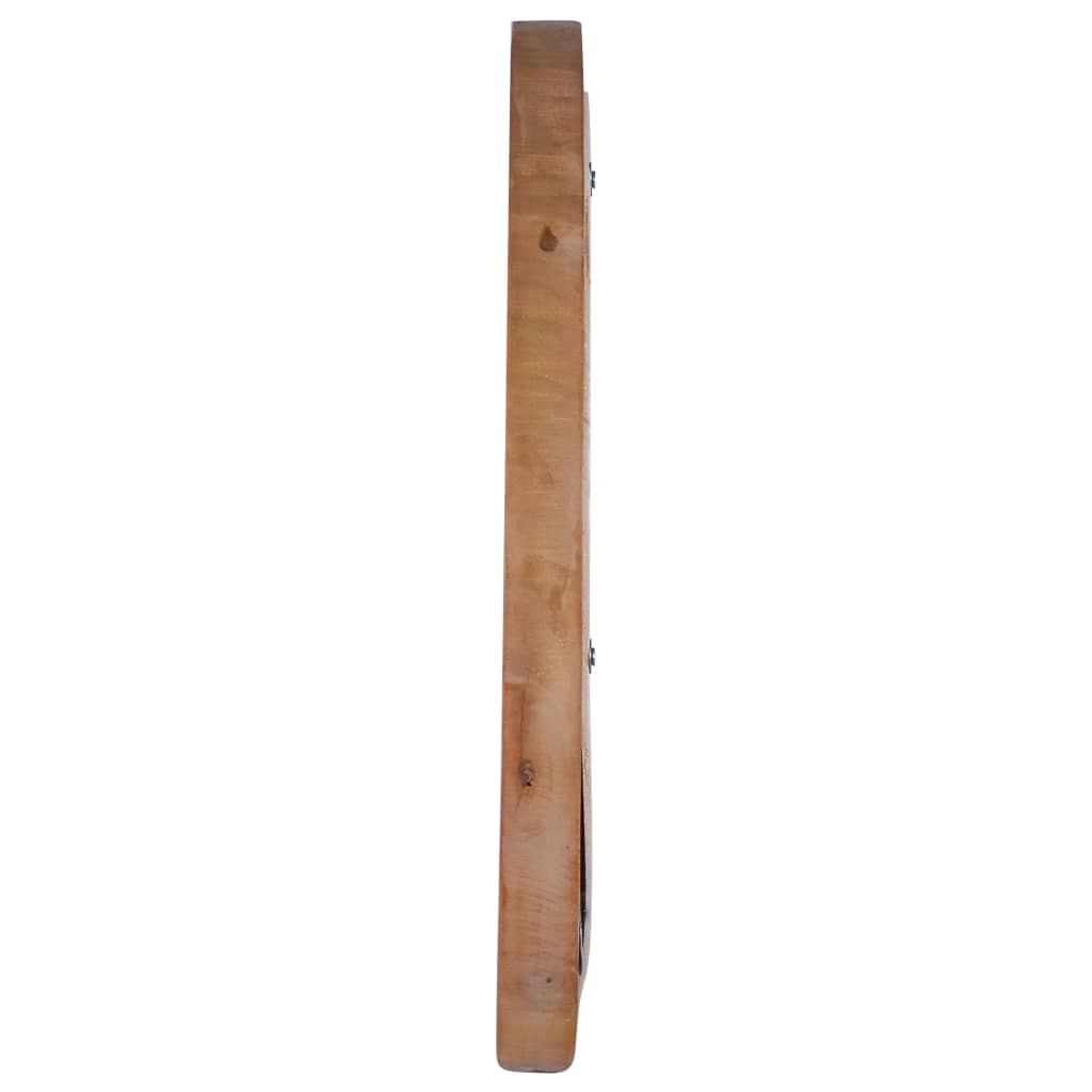 Wandspiegel 40 cm Teak rund