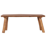 Banc de jardin 120 cm Bois de teck solide