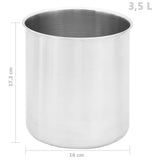 Stainless Steel Sauce Dispenser 3 x 3.5 L