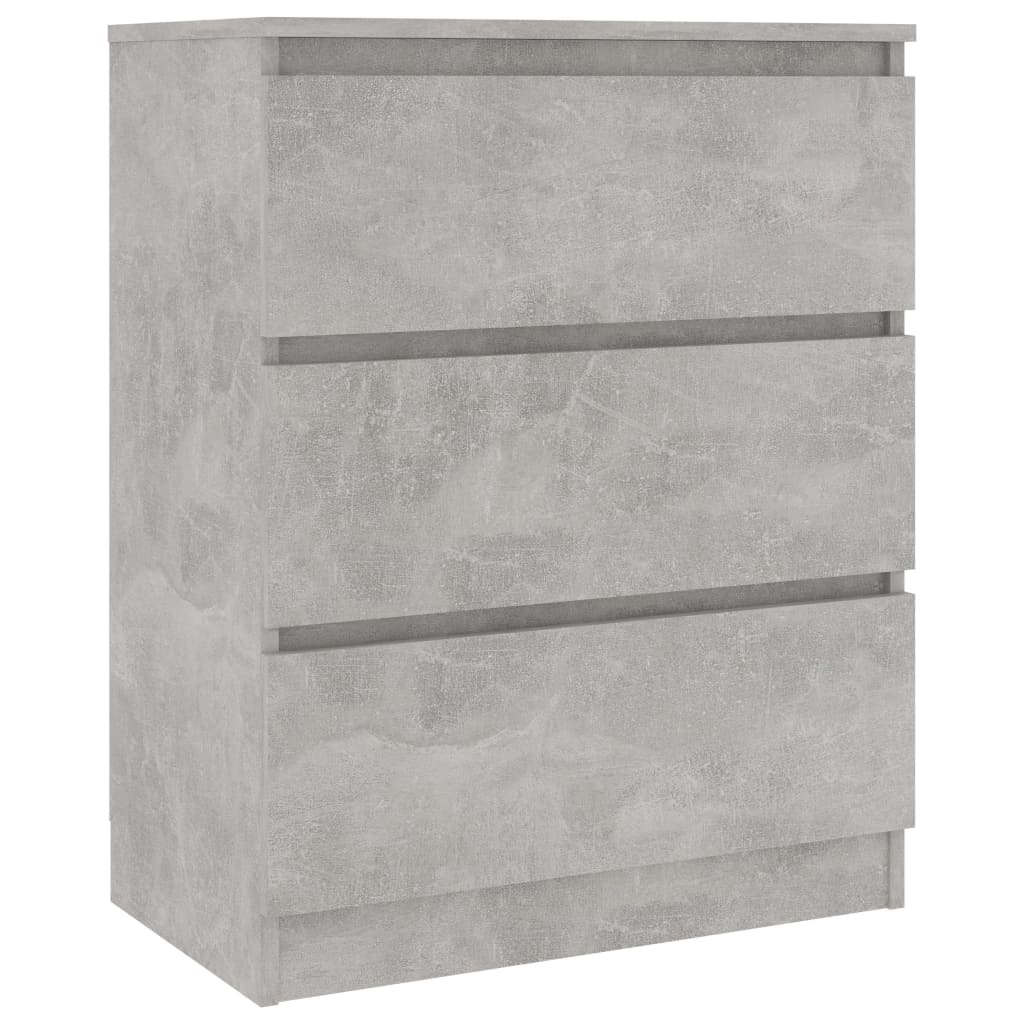 Concrete Grey Sideboard 60x35x76 cm Engineered Wood