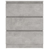 Concrete Grey Sideboard 60x35x76 cm Engineered Wood