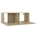 Meuble TV Chêne sonoma 80x30x30 cm Bois d’ingénierie