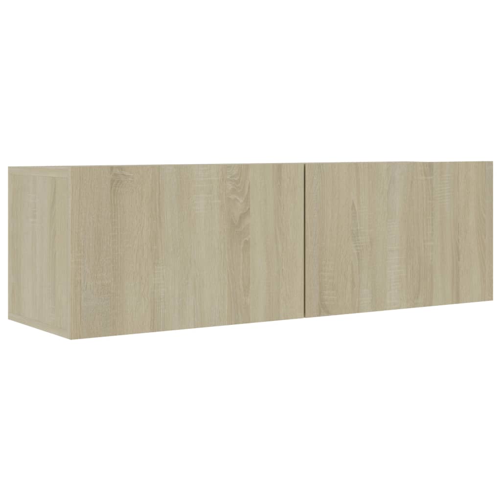 Meuble TV Chêne sonoma 100x30x30 cm Bois d’ingénierie