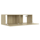 Meuble TV Chêne sonoma 100x30x30 cm Bois d’ingénierie