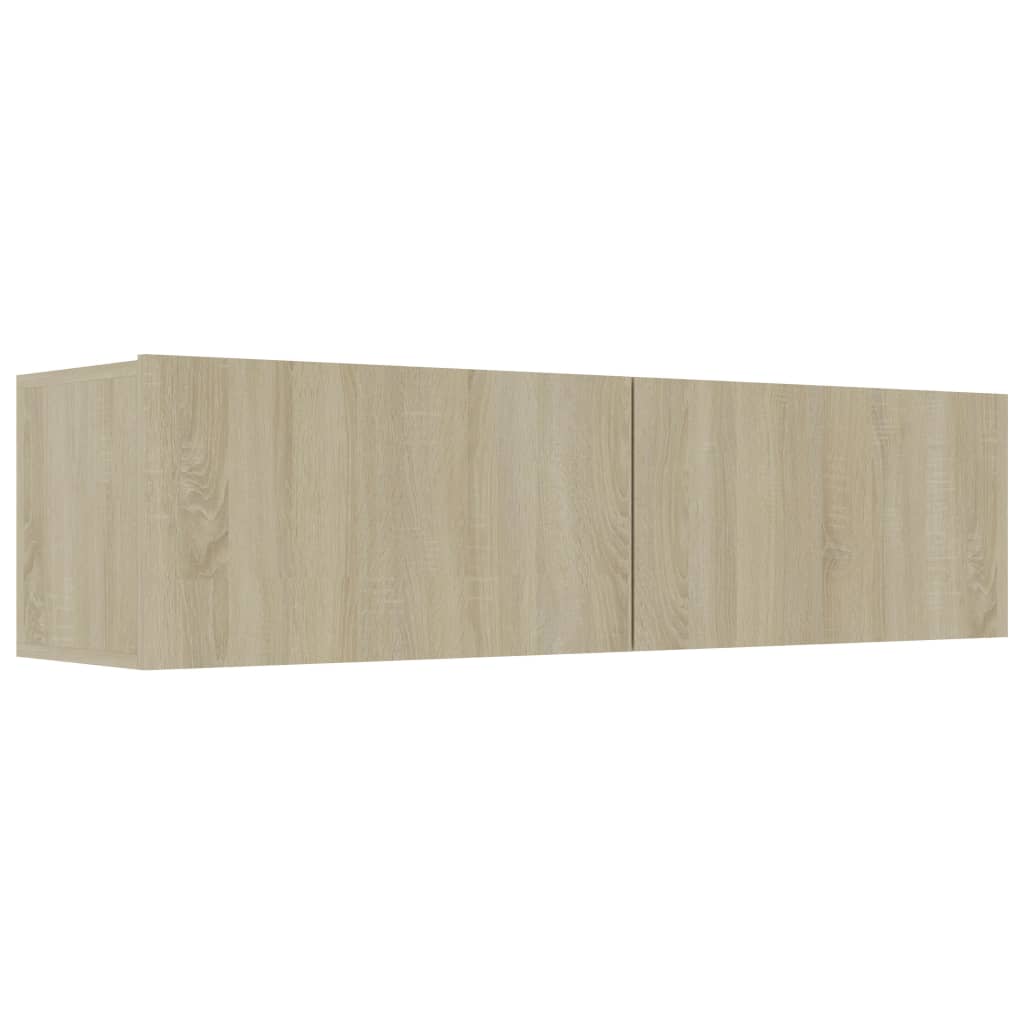 Meuble TV Chêne sonoma 120x30x30 cm Bois d’ingénierie