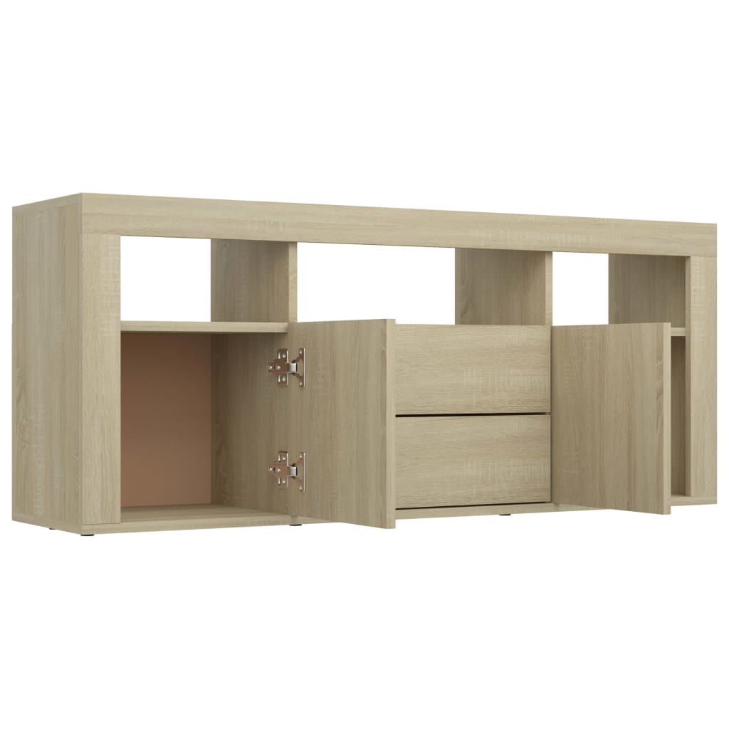 Meuble TV Chêne sonoma 120x30x50 cm Bois d'ingénierie