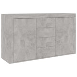 Concrete Grey Sideboard 120x36x69 cm Engineered Wood