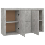 Concrete Grey Sideboard 120x36x69 cm Engineered Wood