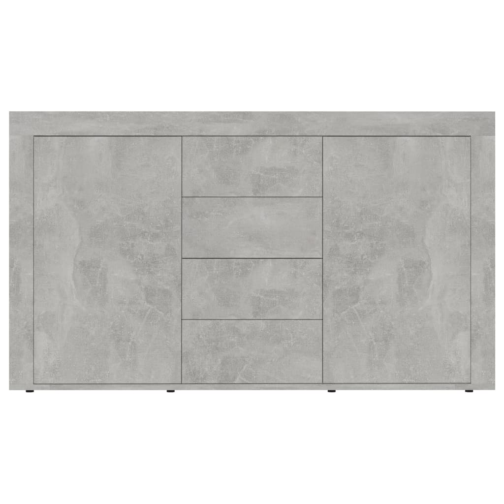 Concrete Grey Sideboard 120x36x69 cm Engineered Wood