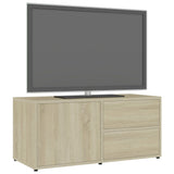 Meuble TV Chêne sonoma 80x34x36 cm Bois d'ingénierie