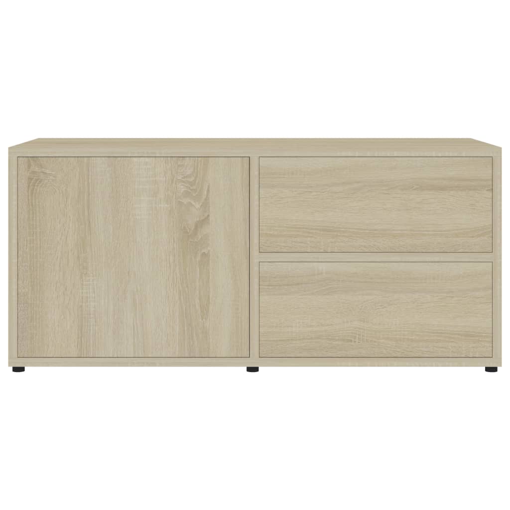 Meuble TV Chêne sonoma 80x34x36 cm Bois d'ingénierie