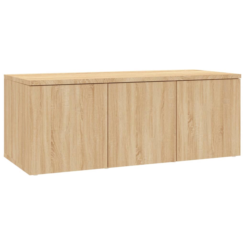 Meuble TV Chêne sonoma 80x34x30 cm Bois d'ingénierie