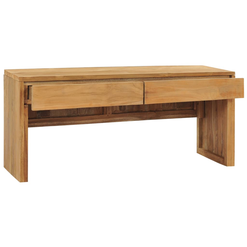 Meuble TV 100x35x45 cm Bois de teck massif