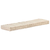 Coussins de plancher de palette lot de 2 Coton Beige