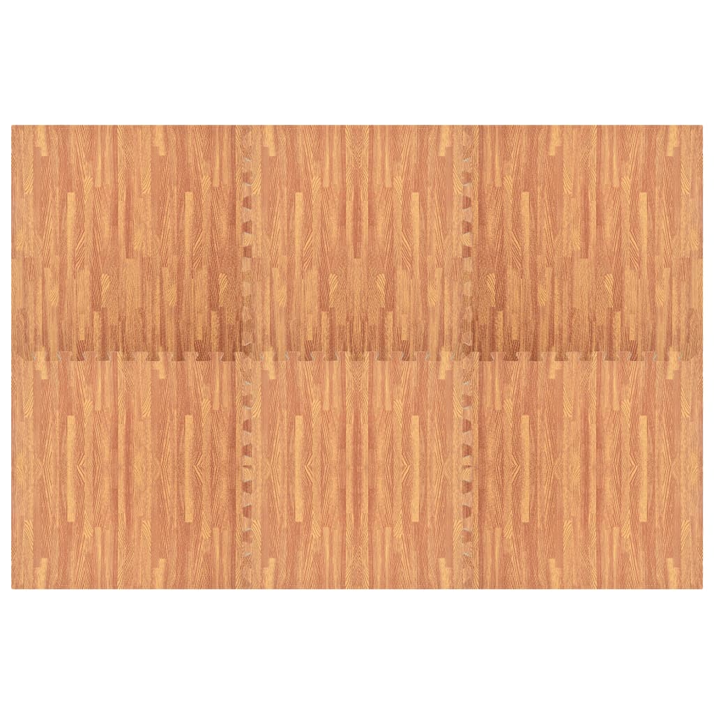 Tapis de sol 6 pcs Grain de bois 2,16㎡ Mousse EVA