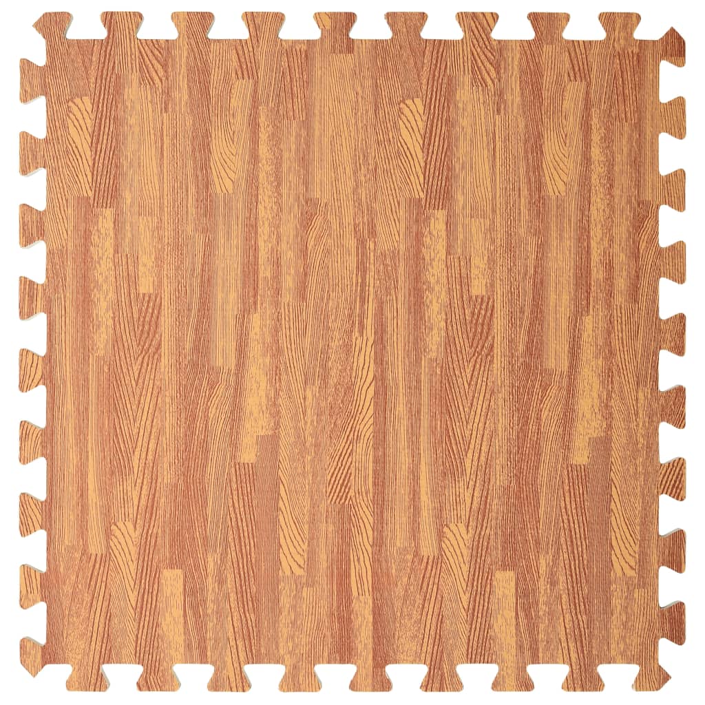 Tapis de sol 6 pcs Grain de bois 2,16㎡ Mousse EVA