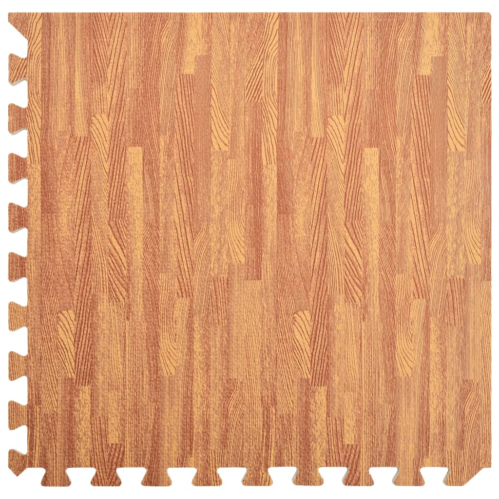 Tapis de sol 6 pcs Grain de bois 2,16㎡ Mousse EVA