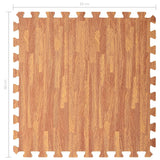 Tapis de sol 12 pcs Grain de bois 4,32㎡ Mousse EVA