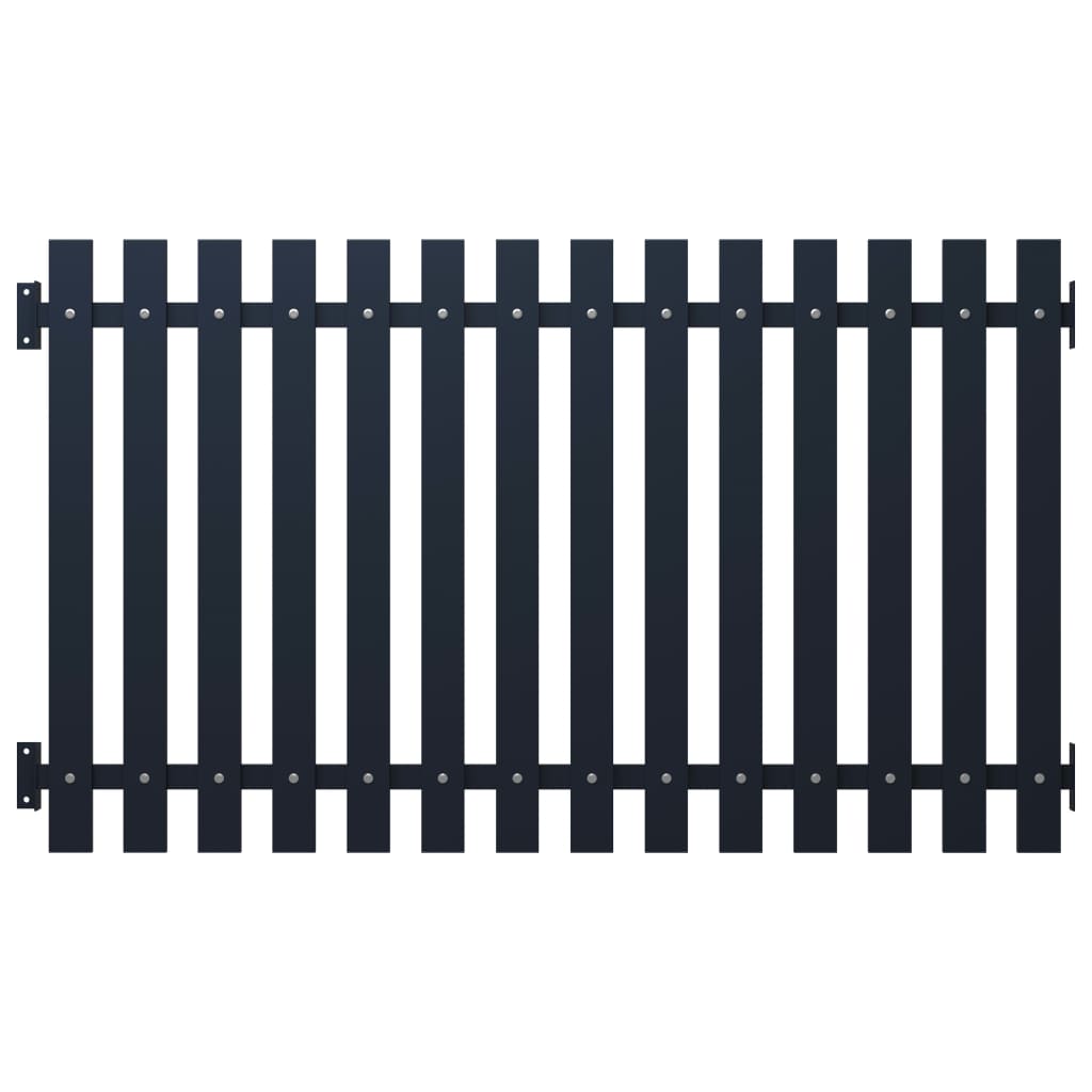 Anthracite fence panel 170.5x100 cm Powder coated steel