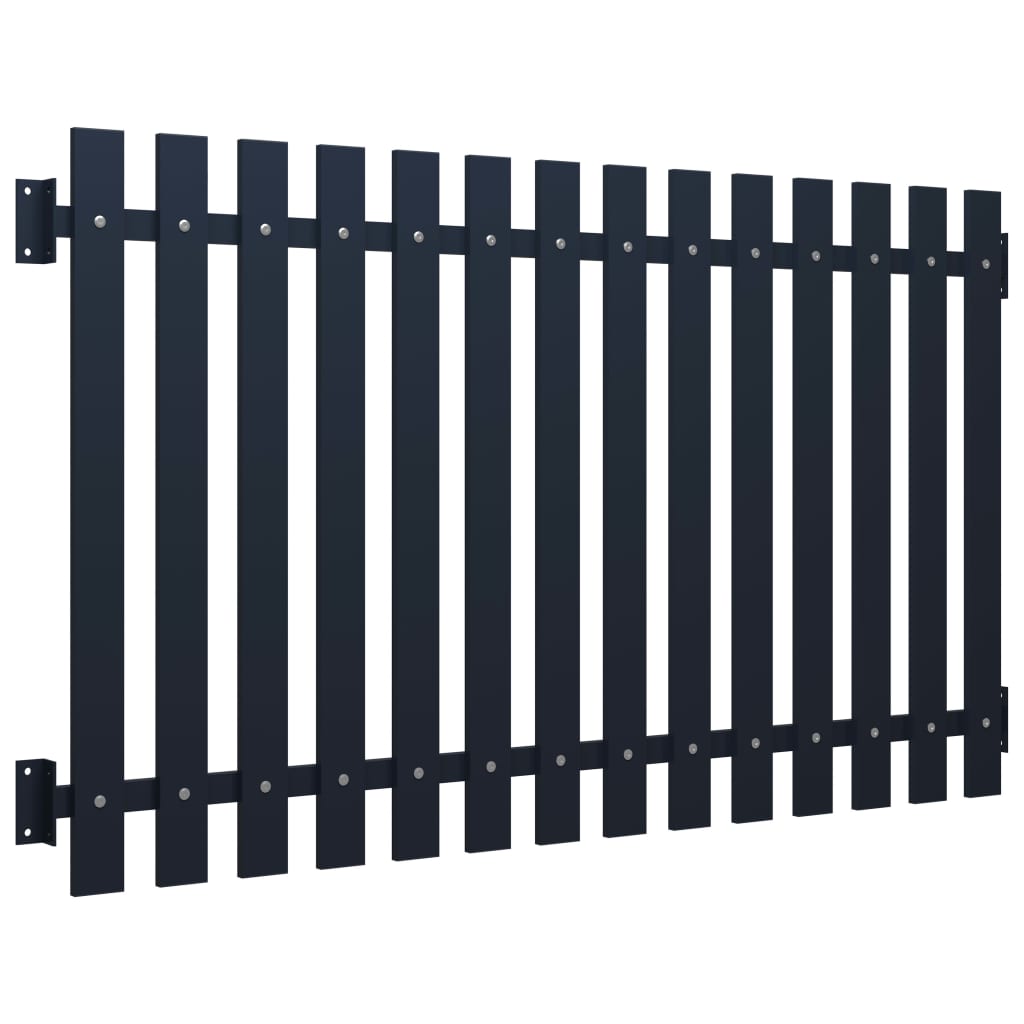 Anthracite fence panel 170.5x100 cm Powder coated steel