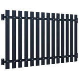 Anthracite fence panel 170.5x100 cm Powder coated steel