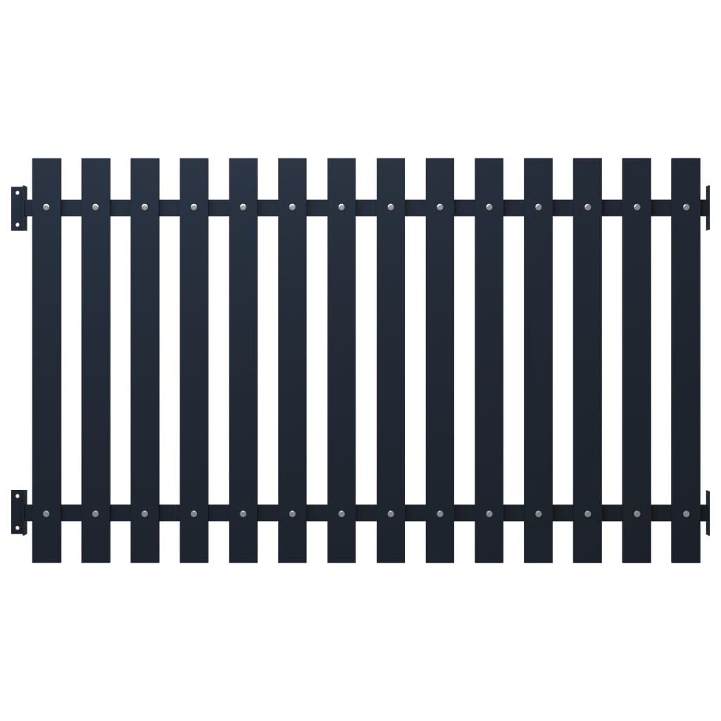 Anthracite fence panel 170.5x125 cm Powder coated steel