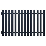 Anthracite fence panel 170.5x125 cm Powder coated steel